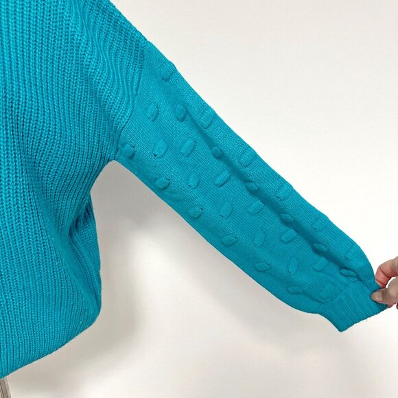 C+D+M Bubbly Bubble Sleeve Knit Sweater - Picture 3 of 8